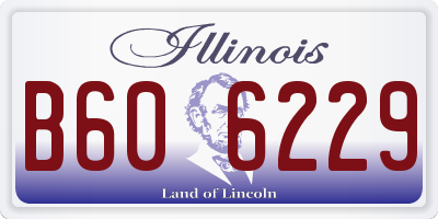 IL license plate B606229