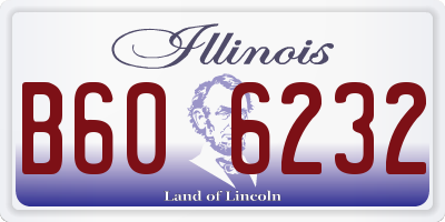 IL license plate B606232