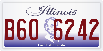 IL license plate B606242