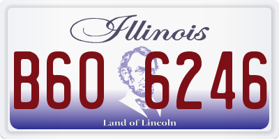 IL license plate B606246