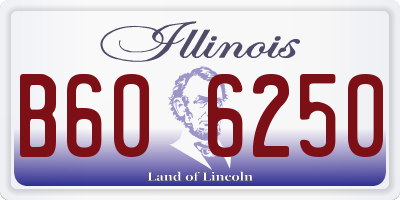 IL license plate B606250