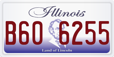 IL license plate B606255