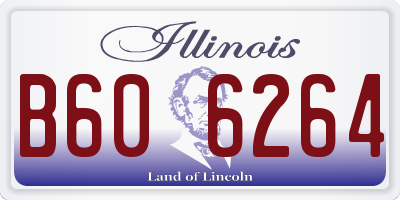 IL license plate B606264