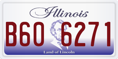 IL license plate B606271