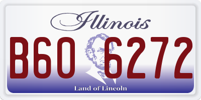 IL license plate B606272