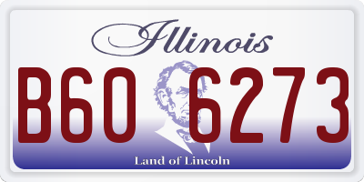IL license plate B606273