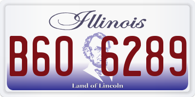 IL license plate B606289