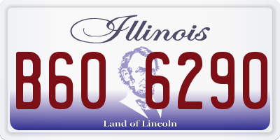 IL license plate B606290