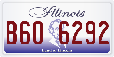 IL license plate B606292