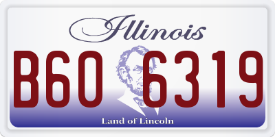 IL license plate B606319