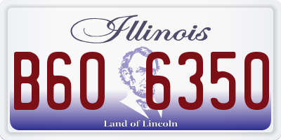 IL license plate B606350