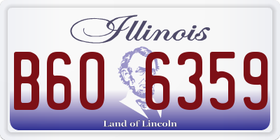 IL license plate B606359