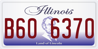 IL license plate B606370