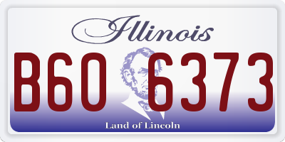 IL license plate B606373