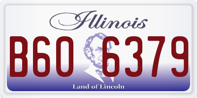 IL license plate B606379