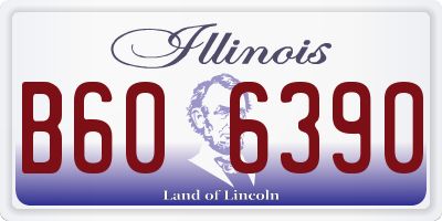 IL license plate B606390