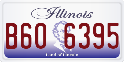 IL license plate B606395