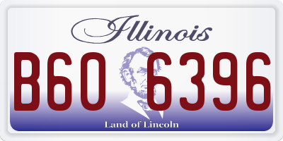 IL license plate B606396