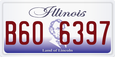 IL license plate B606397