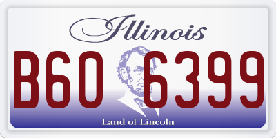 IL license plate B606399