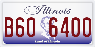 IL license plate B606400