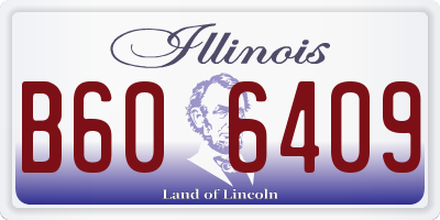 IL license plate B606409