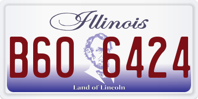 IL license plate B606424
