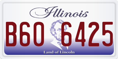 IL license plate B606425