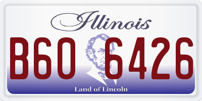 IL license plate B606426