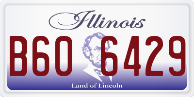 IL license plate B606429