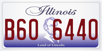 IL license plate B606440