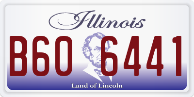IL license plate B606441