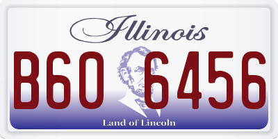 IL license plate B606456