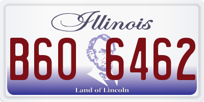 IL license plate B606462
