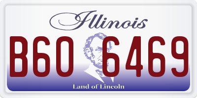 IL license plate B606469