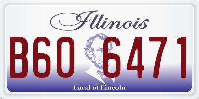 IL license plate B606471