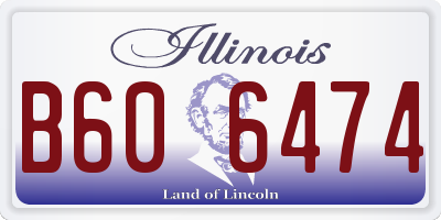 IL license plate B606474