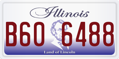 IL license plate B606488