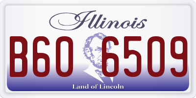 IL license plate B606509