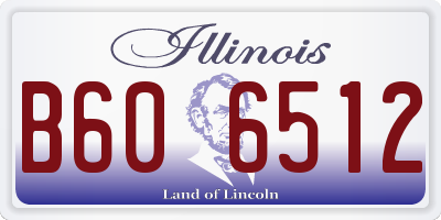 IL license plate B606512
