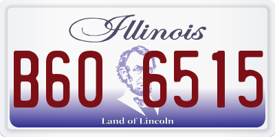 IL license plate B606515