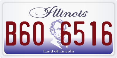 IL license plate B606516