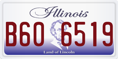IL license plate B606519