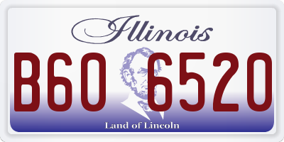 IL license plate B606520