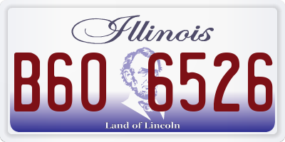 IL license plate B606526