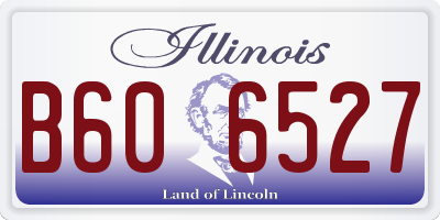IL license plate B606527