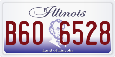 IL license plate B606528