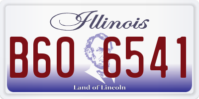 IL license plate B606541
