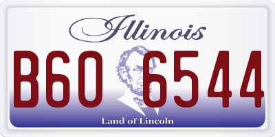 IL license plate B606544