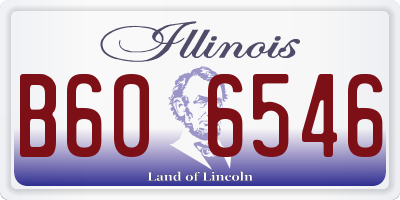 IL license plate B606546